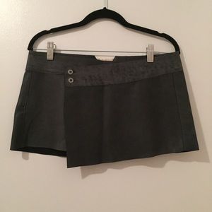 Diesel Luxuriously Soft 100% Leather Wrap Skirt